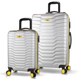 Zoozie Bags Juego de Maletas de 2 Piezas Gris